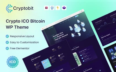 Cryptobit - ICO &amp;amp; Web3 Elementor WordPress Theme