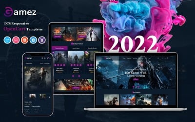 Gamez - Modèle OpenCart réactif