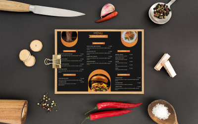 Modelo de Menu para Restaurantes -02-22