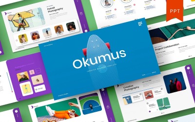Okumus – Modelo de PowerPoint de Negócios Criativos