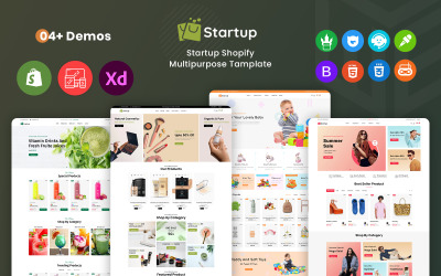 Startup - Modelo Multipurpose Supermarket Shopify