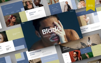 Blade - Modello di diapositiva Google aziendale