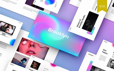Brooklyn - Plantilla de diapositiva de Google de negocios creativos