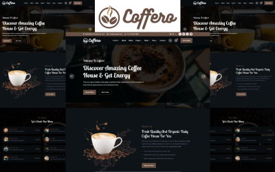 Coffee Shop Website Templates 152 Best Coffee Club Web Themes