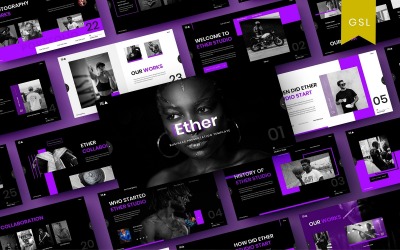 Ether - Google-Folienvorlage für Unternehmen