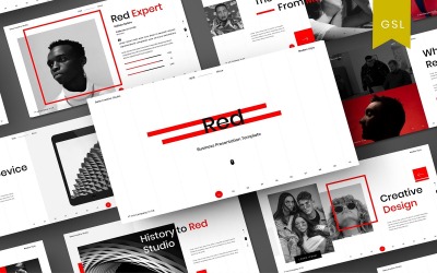 红色 - 商务 Google 幻灯片模板