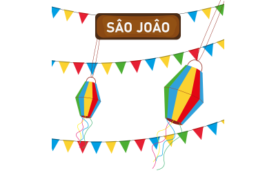 Ilustração Vetorial de São João