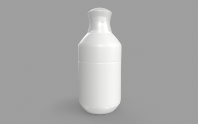 Spray de crema solar Low-poly modelo 3D
