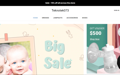 Teknotek073 — uniwersalny motyw Shopify