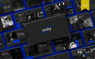 Unity - Modello di diapositiva di Google aziendale