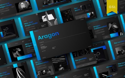 Aragon - Modèle de diapositives Google pour les entreprises