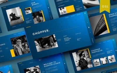 Chopper - Modello di diapositiva Google aziendale
