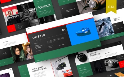 Dustin - Modello di diapositiva di Google aziendale