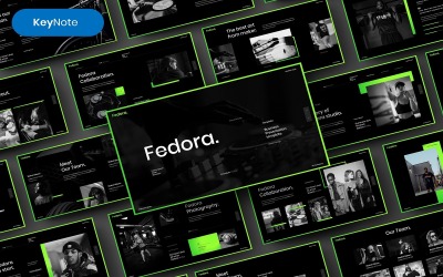 Fedora – Business Keynote sablon