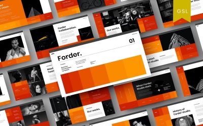 Forder - İş Google Slayt Şablonu