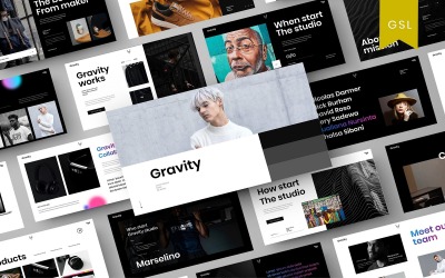 Gravity - 商业 Google 幻灯片模板
