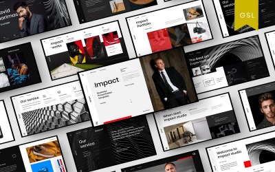Impact - Zakelijke Google Slide-sjabloon*