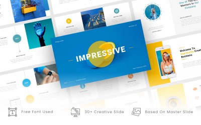 Indrukwekkend - Sjabloon voor creatieve zakelijke keynote
