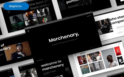 Merchenary — Business Keynote szablon