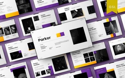 Parker – üzleti Google diasablon