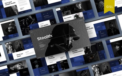 Stealth – obchodní šablona prezentace Google