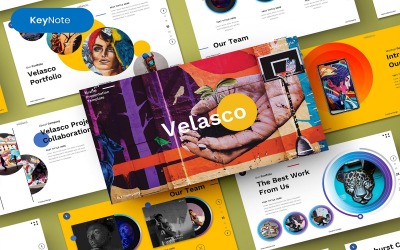 Velasco – Grafiti-Keynote-Vorlage