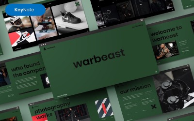 Warbeast - Modello di nota chiave aziendale