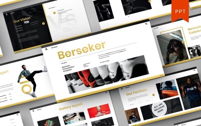Berseker – бізнес шаблон PowerPoint