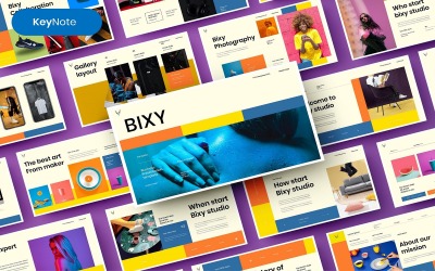 Bixy – Business Keynote Şablonu