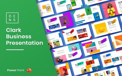 Clark - Yaratıcı İş PowerPoint Şablonu