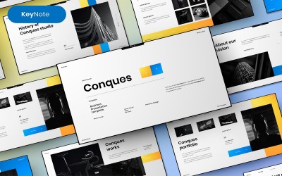 Conques – Шаблон Business Keynote