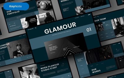 Glamour – Biznes Keynote Szablon