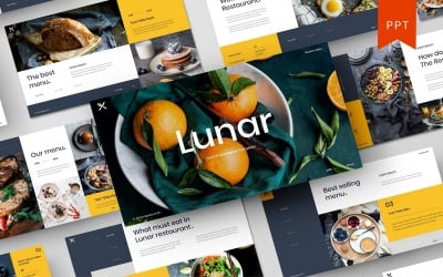 Lunar – Food PowerPoint Template