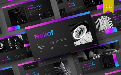 Nekof – Business Keynote sablon
