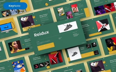 Reidux — szablon biznesowy Keynote