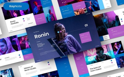 Ronin – Шаблон Business Keynote