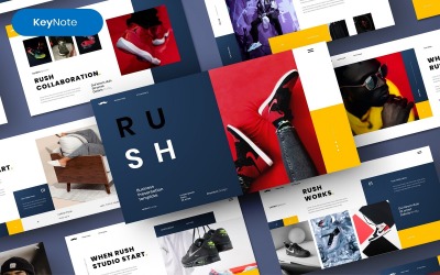 Rush - Zakelijke Keynote-sjabloon