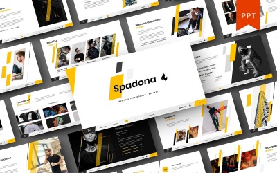 Spadona – Modèle d&amp;#39;entreprise PowerPoint