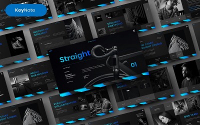 Straight – üzleti vitaindító sablon