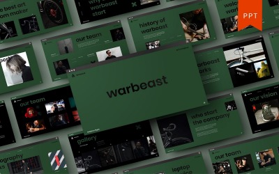 Warbeast – Biznes Szablon PowerPoint