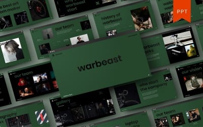 Warbeast – Modèle PowerPoint d&amp;#39;entreprise