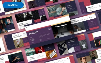 Zender - Plantilla de Keynote empresarial