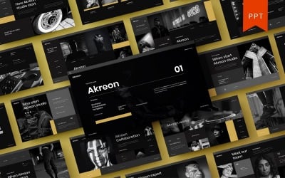 Akreon – Шаблон бизнес-презентации PowerPoint