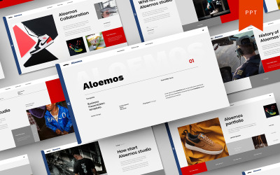 Aleomos – PowerPoint-mall för företag