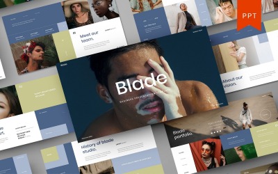 Blade - Zakelijk Sjablonen PowerPoint presentatie