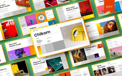 Chikom – PowerPoint-mall för företag