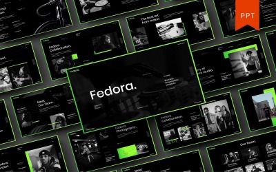 Fedora - Бизнес Шаблоны презентаций PowerPoint
