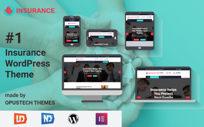 Försäkringsbolag - Responsive Insurance Consulting WordPress-tema