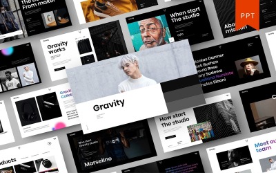 Gravity – PowerPoint-mall för företag