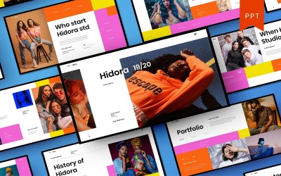 Hidora – бізнес шаблон PowerPoint